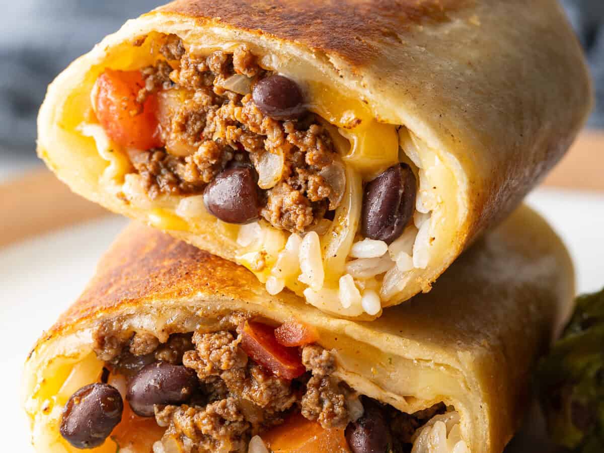 Cheesy Beefy Burrito Delight a Homestyle Tex Mex Classic