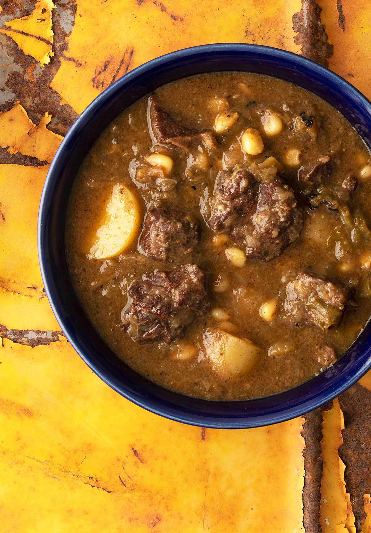 Hatch Green Chile Stew with Ground Beef second image