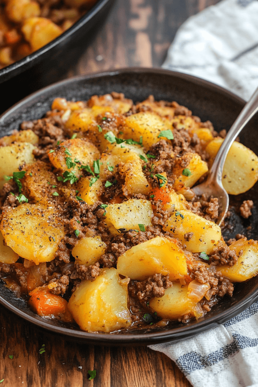 Hobo Casserole Rustic Ground Beef and Potato Bake second image