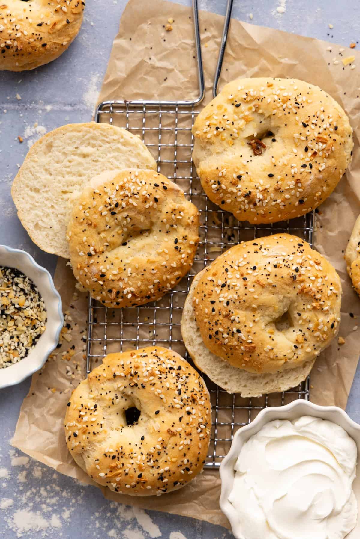 Homemade Cottage Cheese Bagels second image
