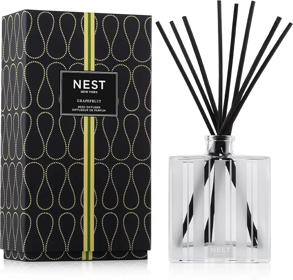 NEST New York Reed Diffuser Grapefruit Refreshing Luxury Home Fragrance