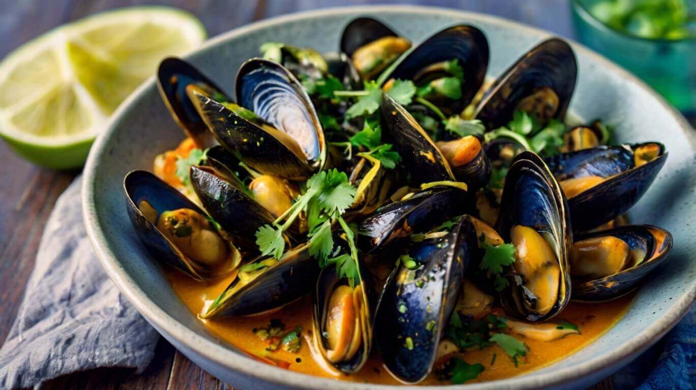 Thai Coconut Curry Mussels