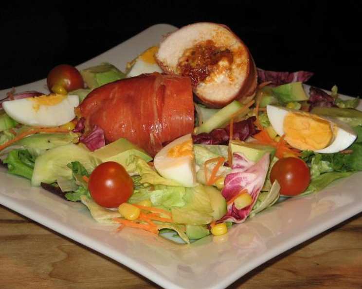 Sun-Dried Tomato and Feta Stuffed French Toast