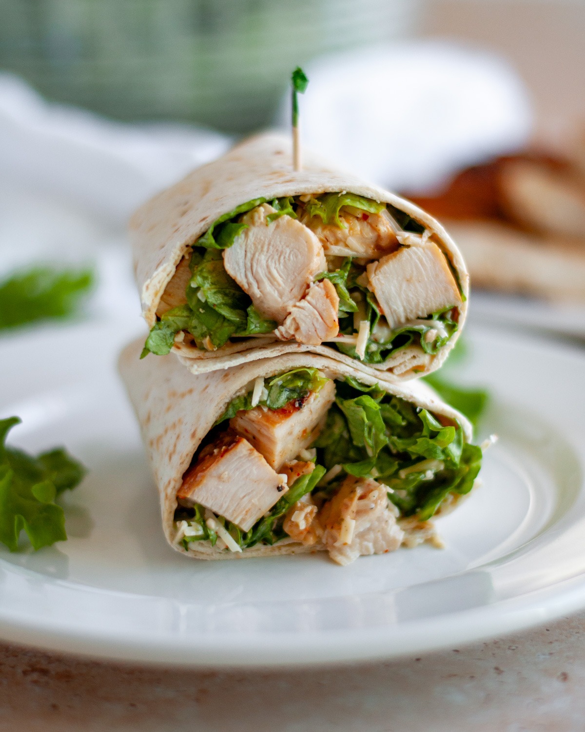 Delicious Chicken Caesar Wrap