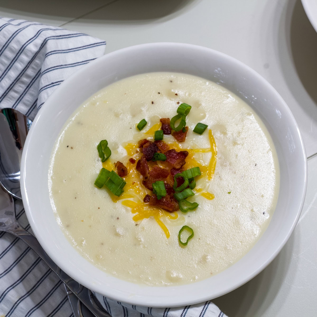 Outback Steakhouse Inspired Potato Soup: Creamy Comfort in a Bowl process