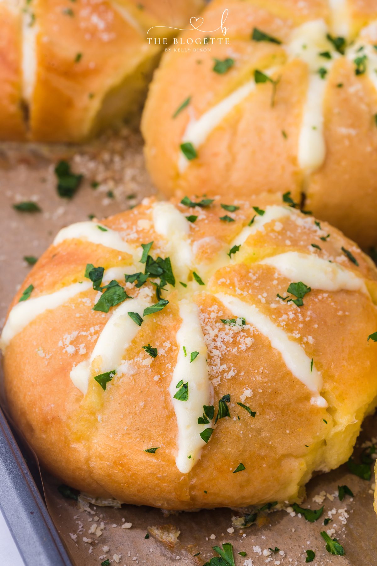 Korean Cream Cheese Garlic Bread