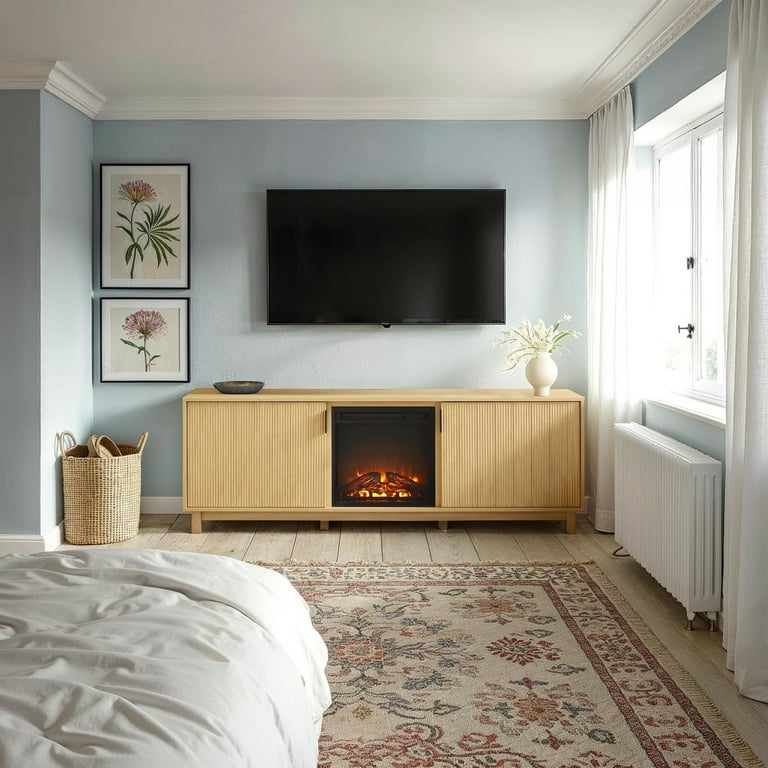 Walker Edison 70-inch Electric Fireplace TV Stand – Your Ultimate Furniture Solution for Modern Living Spaces