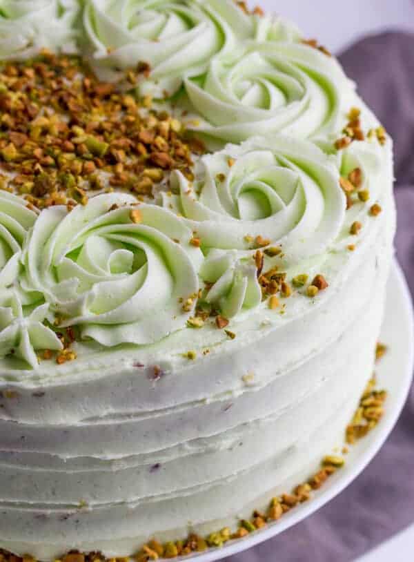 How to Make a Light and Airy Vanilla Bean Pistachio Cake ingredients