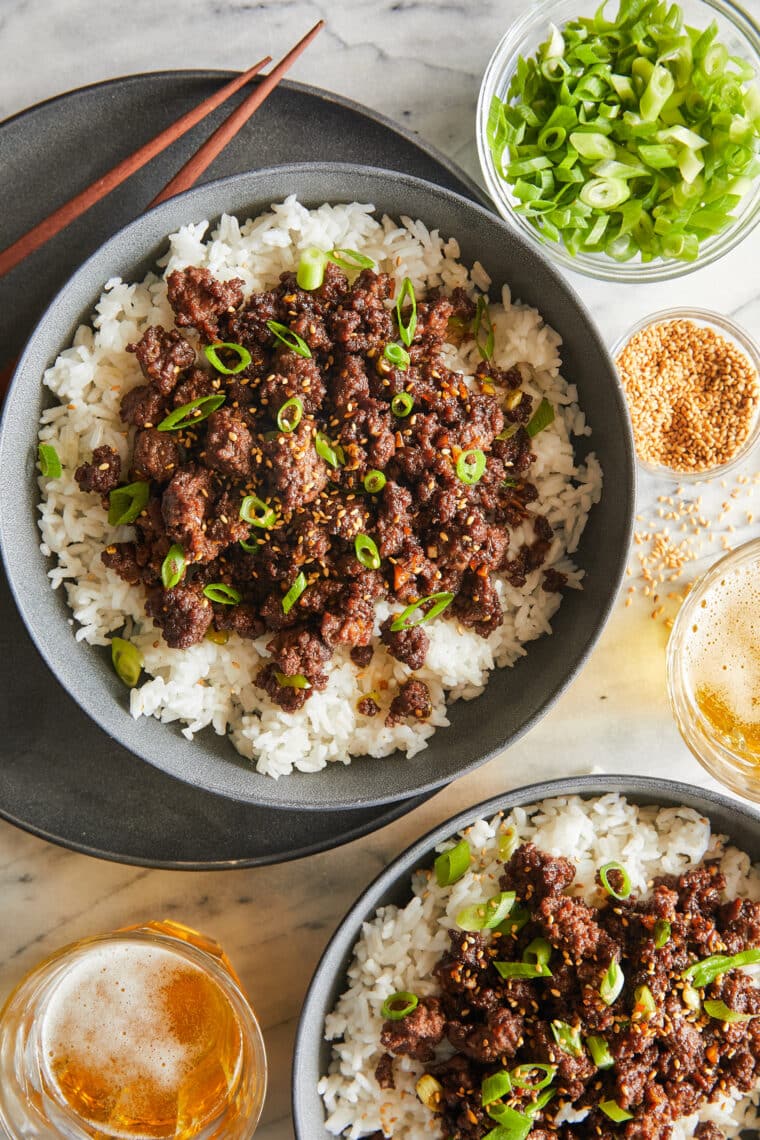 Korean Beef Bowl a Quick and Flavorful Meal to Delight Your Taste Buds ingredients