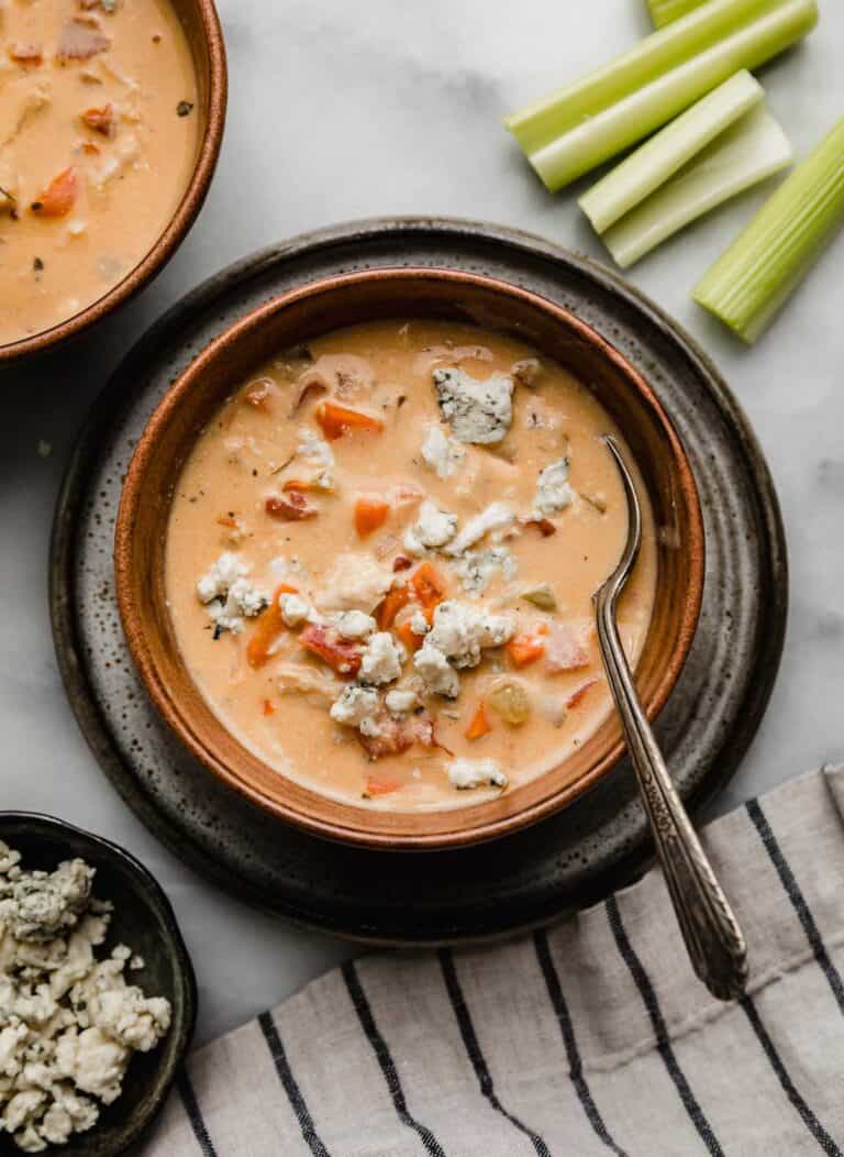 Buffalo Chicken Soup a Comforting Bowl of Zesty Goodness