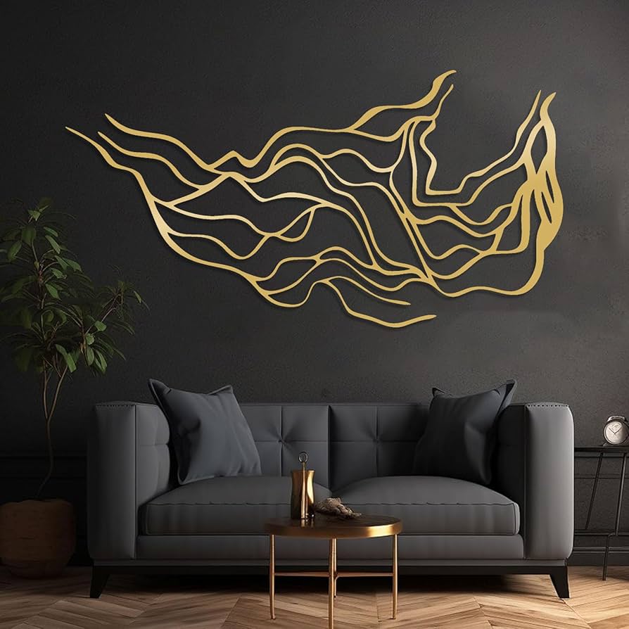 Abstract Metal Wall Art