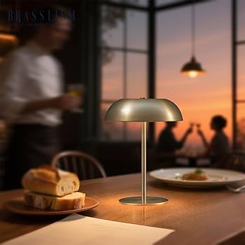 BRASSLISM Gold Cordless Table Lamp