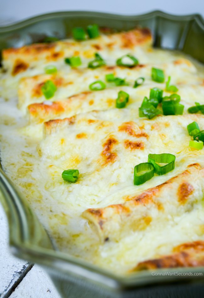 White Chicken Enchiladas Recipe second image
