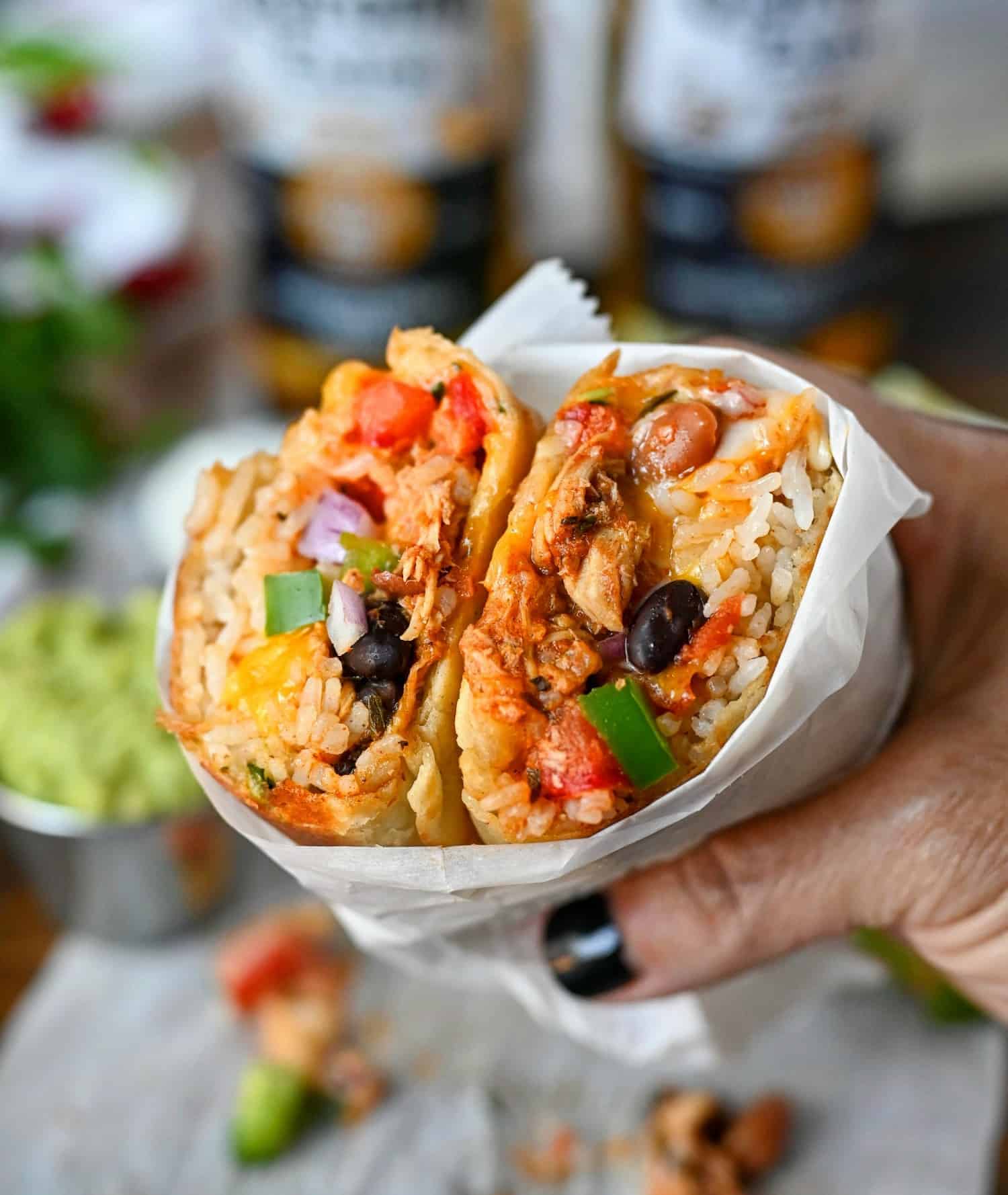 Slow Cooker Chicken Burritos