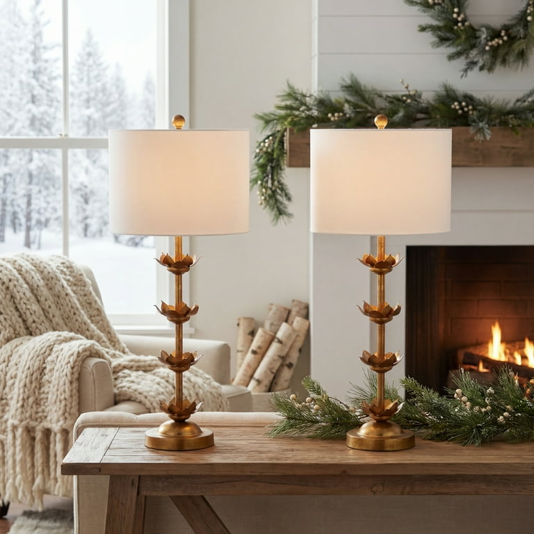 Safavieh Lighting Collection Lani Leaf Table Lamp (Set of 2) – Your Ultimate Lighting Solution for Modern Living Spaces